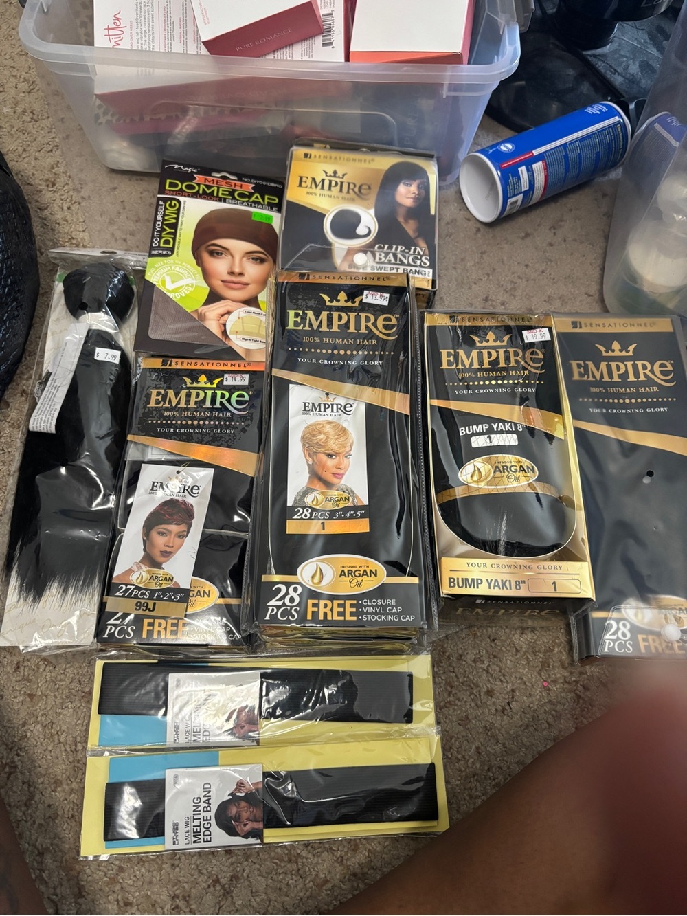 Hair Bundles and Accessories - Black